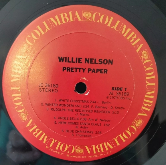 WILLIE NELSON - Pretty Paper - Vinyl Record LP - 1979. Condition is Pre-owned. - Picture 9 of 11